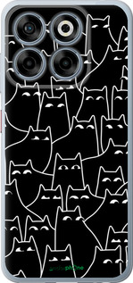 Силіконовий чехол Із зображенням кішок для ZTE Nubia V70 - 6470u-4083 изображение 