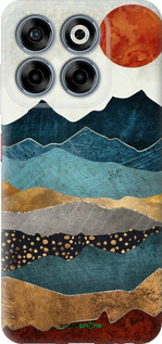 Силиконовый чехол Янтарный закат для ZTE Nubia V70 - 6475u-4083 изображение 