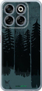 Силиконовый чехол Лиса и ночной лес для ZTE Nubia V70 - 6481u-4083 изображение 