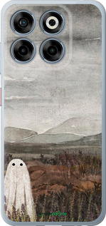 Силиконовый чехол Одинокий призрак на фоне гор для ZTE Nubia V70 - 6486u-4083 изображение 