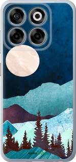 Силиконовый чехол Горная идиллия ночной пейзаж для ZTE Nubia V70 - 6488u-4083 изображение 
