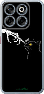 Силиконовый чехол Кошка для ZTE Nubia V70 - 6505u-4083 изображение 