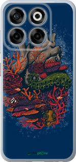 Силиконовый чехол Сердце моря для ZTE Nubia V70 - 6506u-4083 изображение 