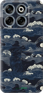 Силиконовый чехол Морская тематика в стиле арт-деко для ZTE Nubia V70 - 6520u-4083 изображение 