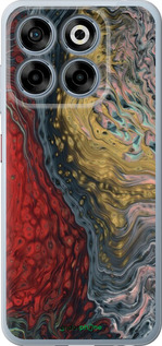 Силіконовий чехол Із зображенням абстрактного живопису для ZTE Nubia V70 - 6530u-4083 изображение 