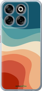 Силіконовий чехол У стилі ретро з хвилями для ZTE Nubia V70 - 6531u-4083 изображение 