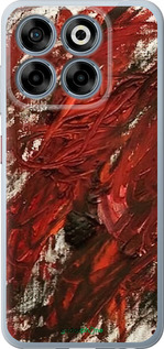 Силиконовый чехол Абстрактная композиция в красных тонах для ZTE Nubia V70 - 6541u-4083 изображение 