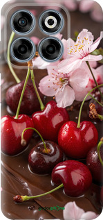 Силіконовий чехол Вишня у шоколаді для ZTE Nubia V70 - 6698u-4083 изображение 