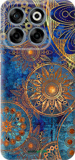 Силіконовий чехол Золотий візерунок для ZTE Nubia V70 - 678u-4083 изображение 