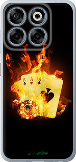 Силиконовый чехол Горящие карты для ZTE Nubia V70 - 839u-4083 изображение 