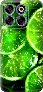 Силиконовый чехол Зелёные дольки лимона для ZTE Nubia V70 - 852u-4083 изображение 