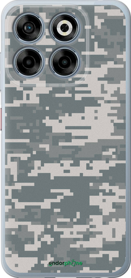 Силиконовый чехол Камуфляж для ZTE Nubia V70 - 1085u-4083 изображение 