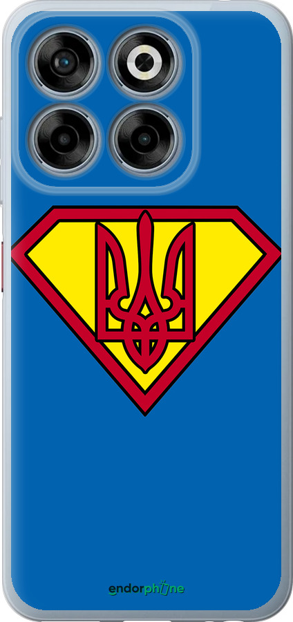 Силиконовый чехол Супер Тризуб для ZTE Nubia V70 - 1164u-4083 изображение 