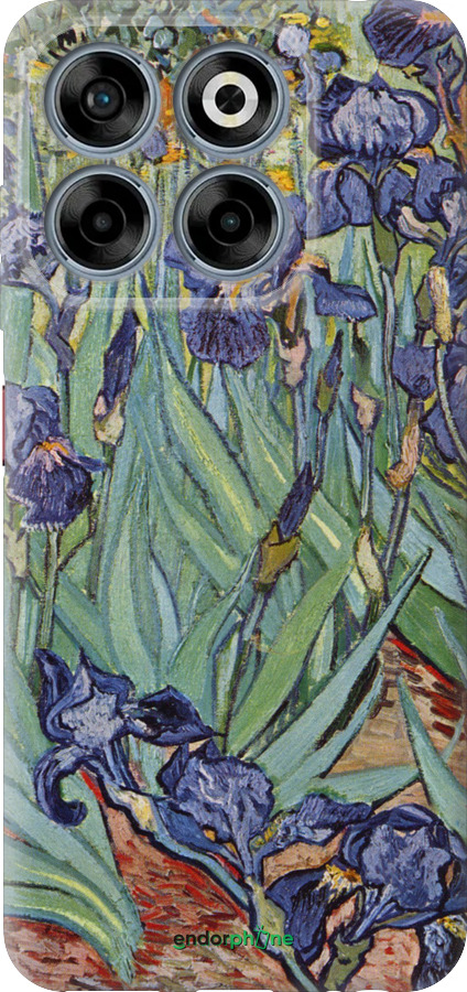 Силиконовый чехол Винсент Ван Гог. Ирисы для ZTE Nubia V70 - 161u-4083 изображение 