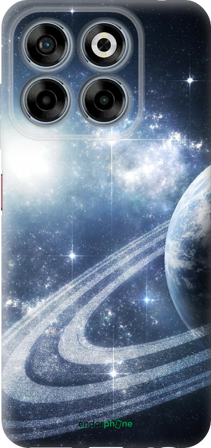 Силиконовый чехол Кольца Сатурна для ZTE Nubia V70 - 173u-4083 изображение 