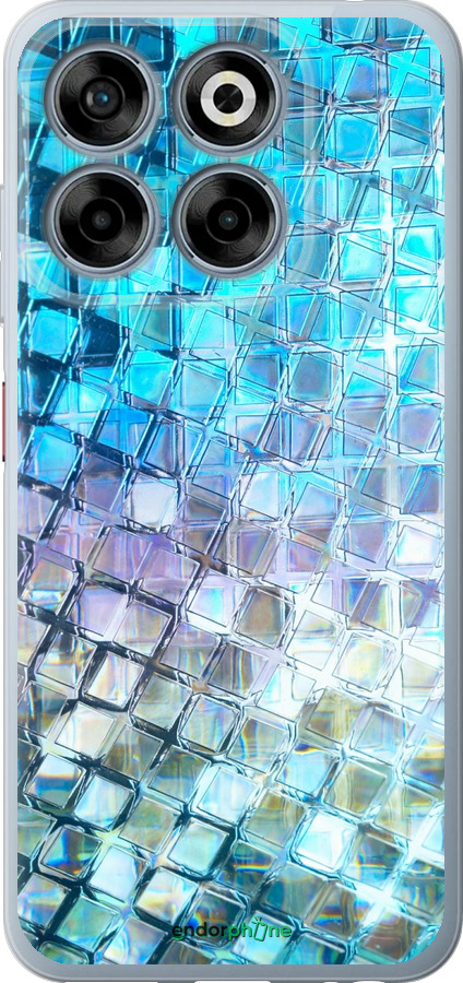 Силиконовый чехол Переливающаяся чешуя для ZTE Nubia V70 - 227u-4083 изображение 