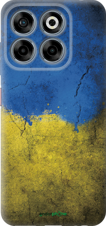 Силиконовый чехол Флаг Украины 2 для ZTE Nubia V70 - 401u-4083 изображение 