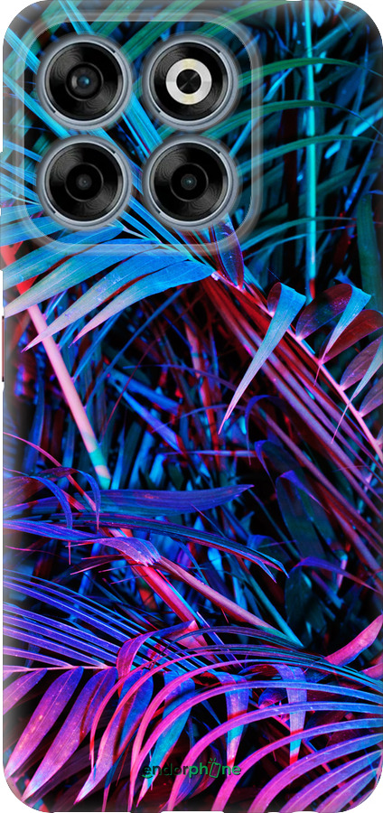 Силіконовий чехол Папороть під ультрафіолетом для ZTE Nubia V70 - 4069u-4083 изображение 