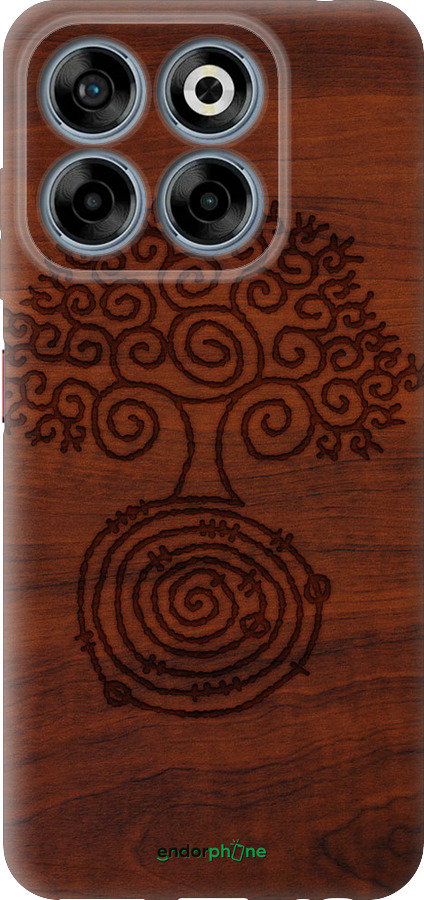 Силиконовый чехол Узор дерева для ZTE Nubia V70 - 4119u-4083 изображение 