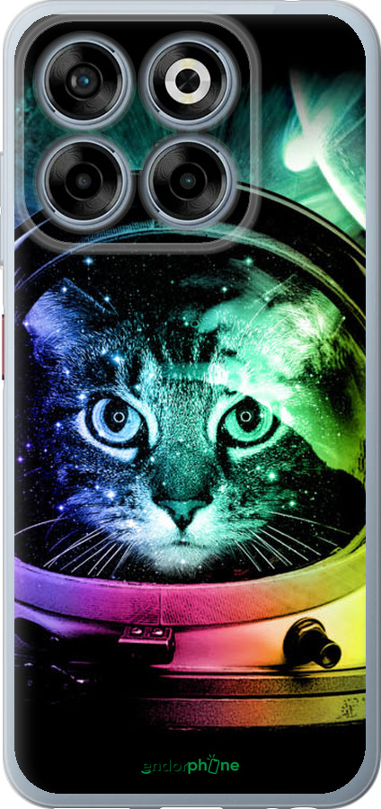 Силіконовий чехол Кіт-астронавт для ZTE Nubia V70 - 4154u-4083 изображение 