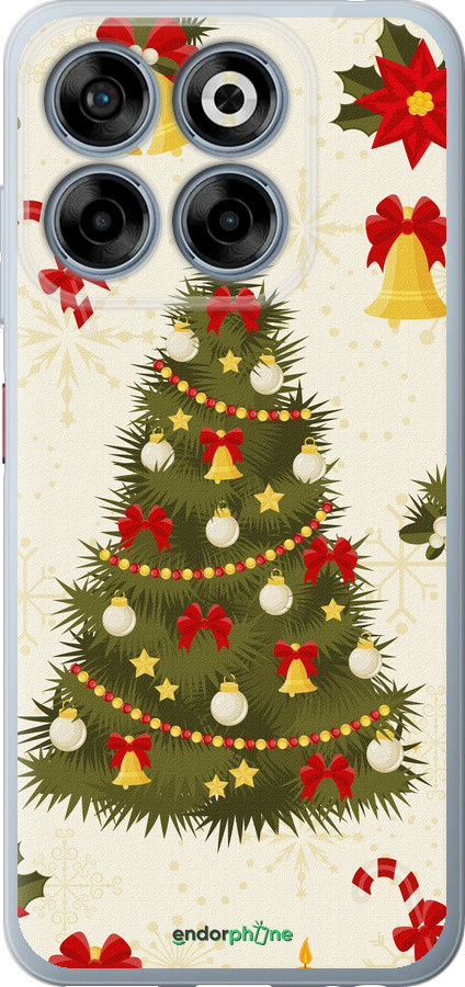 Силіконовий чехол Новорічна ялинка для ZTE Nubia V70 - 4198u-4083 изображение 