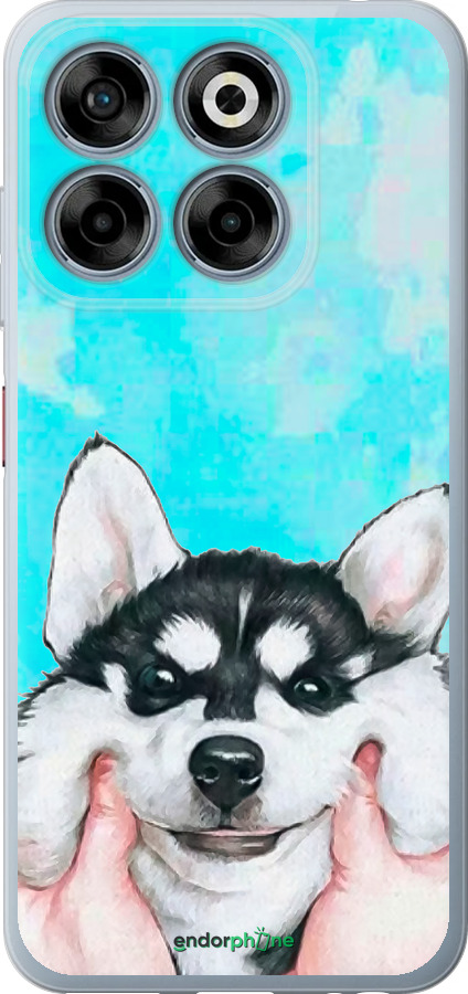 Силиконовый чехол Улыбнись для ZTE Nubia V70 - 4276u-4083 изображение 