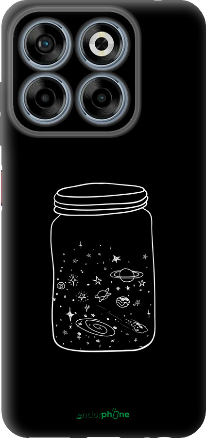 Силиконовый чехол Космос в банке для ZTE Nubia V70 - 4297u-4083 изображение 