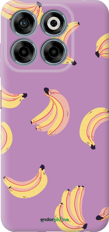 Силиконовый чехол Бананы для ZTE Nubia V70 - 4312u-4083 изображение 