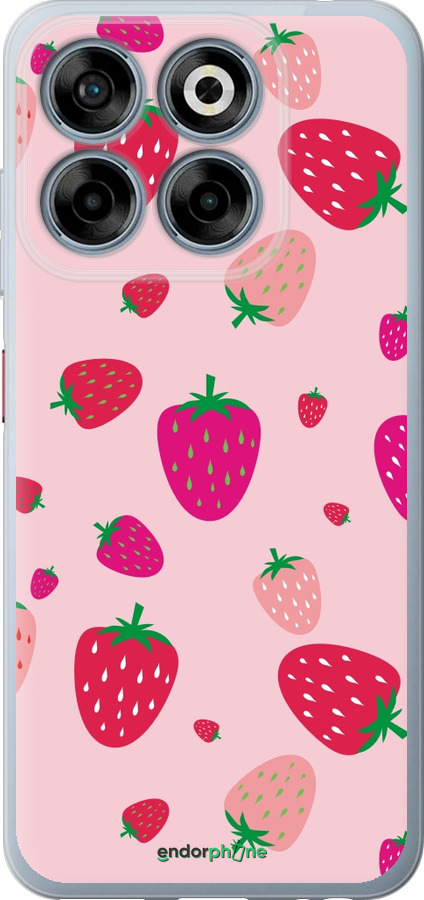 Силіконовий чехол Полунички для ZTE Nubia V70 - 4332u-4083 изображение 