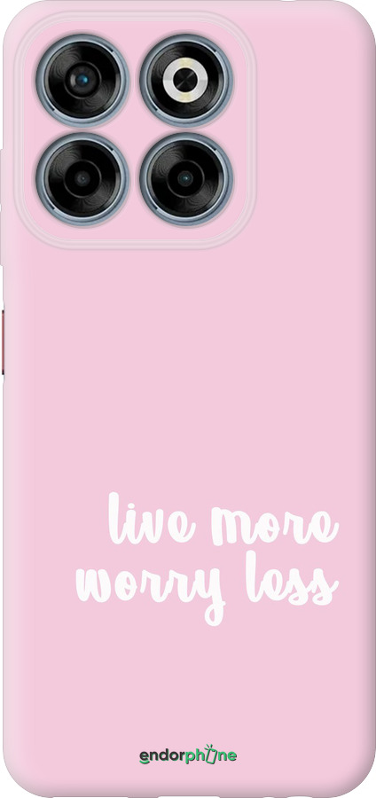 Силиконовый чехол Живи больше для ZTE Nubia V70 - 4347u-4083 изображение 