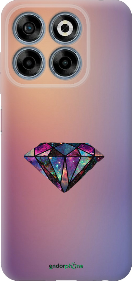 Силиконовый чехол Диамант для ZTE Nubia V70 - 4352u-4083 изображение 