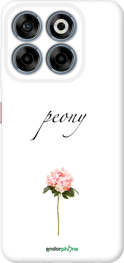 Силиконовый чехол Пион для ZTE Nubia V70 - 4366u-4083 изображение 