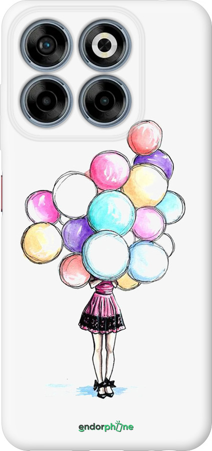 Силиконовый чехол Шарики для ZTE Nubia V70 - 4387u-4083 изображение 