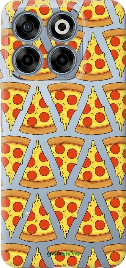 Силиконовый чехол Пицца для ZTE Nubia V70 - 4408u-4083 изображение 