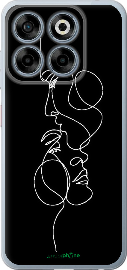 Силиконовый чехол Пара для ZTE Nubia V70 - 4457u-4083 изображение 