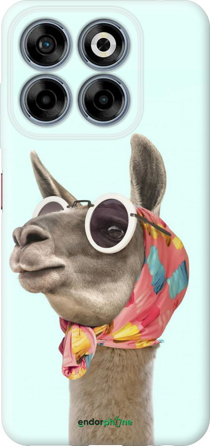 Силиконовый чехол Модная лама для ZTE Nubia V70 - 4479u-4083 изображение 