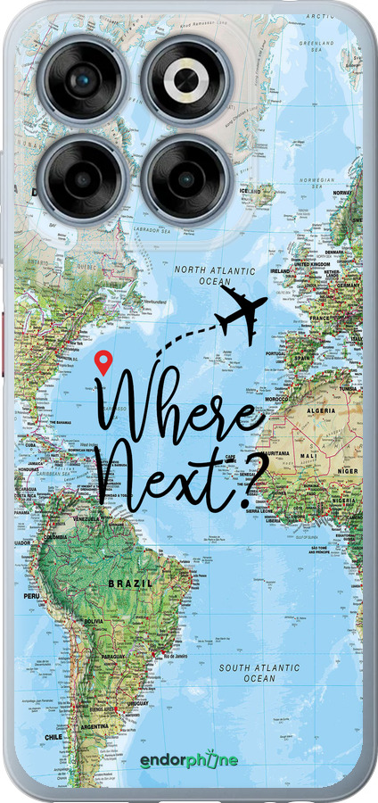 Силиконовый чехол Путешествие для ZTE Nubia V70 - 4503u-4083 изображение 