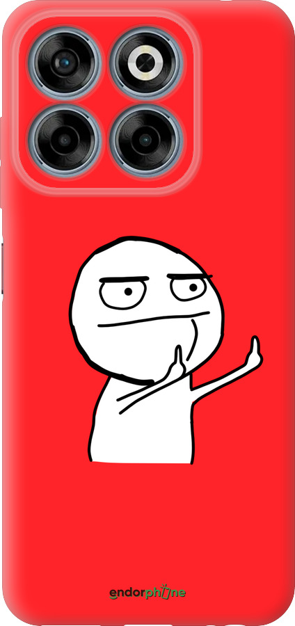 Силиконовый чехол Мем для ZTE Nubia V70 - 4578u-4083 изображение 