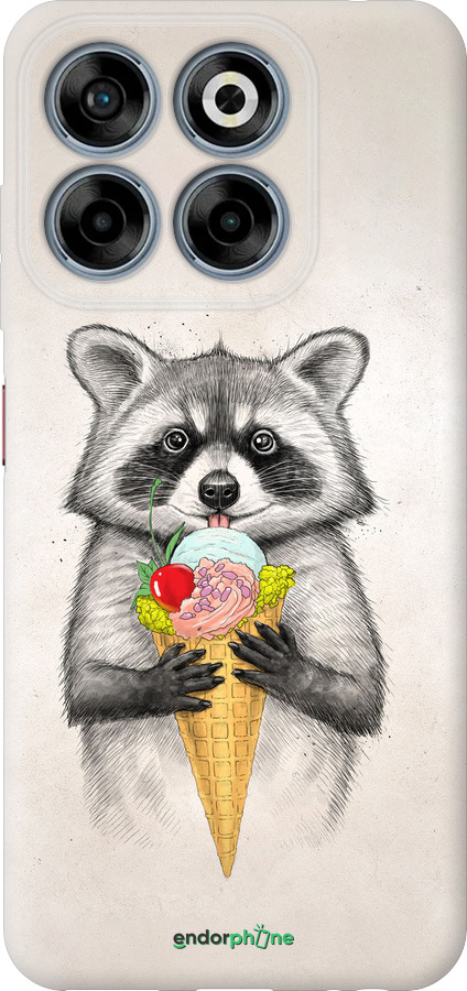 Силіконовий чехол Єнотик з морозивом для ZTE Nubia V70 - 4602u-4083 изображение 