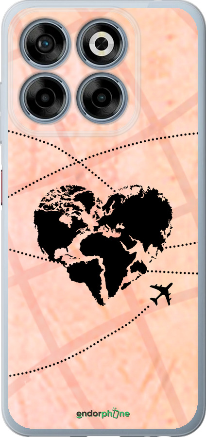 Силиконовый чехол Путешествуй для ZTE Nubia V70 - 4607u-4083 изображение 