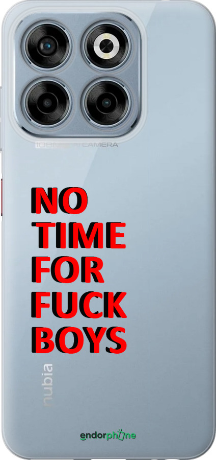 Силиконовый чехол Нет времени для ZTE Nubia V70 - 4635u-4083 изображение 