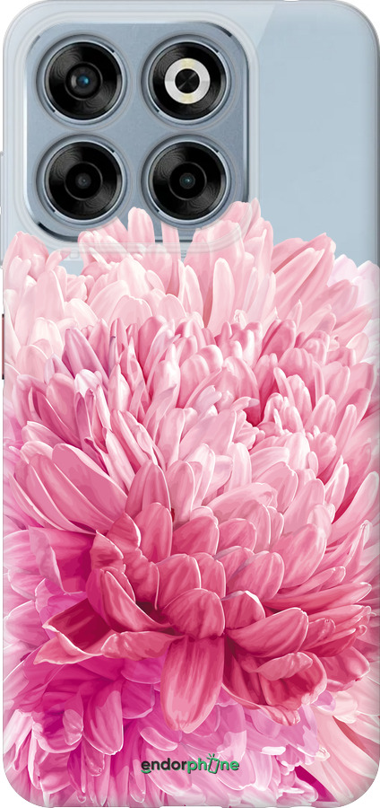 Силиконовый чехол Хризантема для ZTE Nubia V70 - 4666u-4083 изображение 