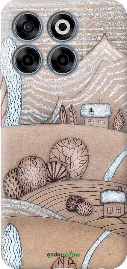 Силиконовый чехол Сказочные холмы для ZTE Nubia V70 - 4749u-4083 изображение 