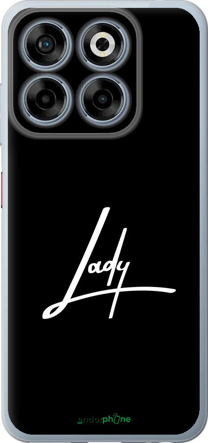 Силіконовий чехол Lady 2 для ZTE Nubia V70 - 4867u-4083 изображение 