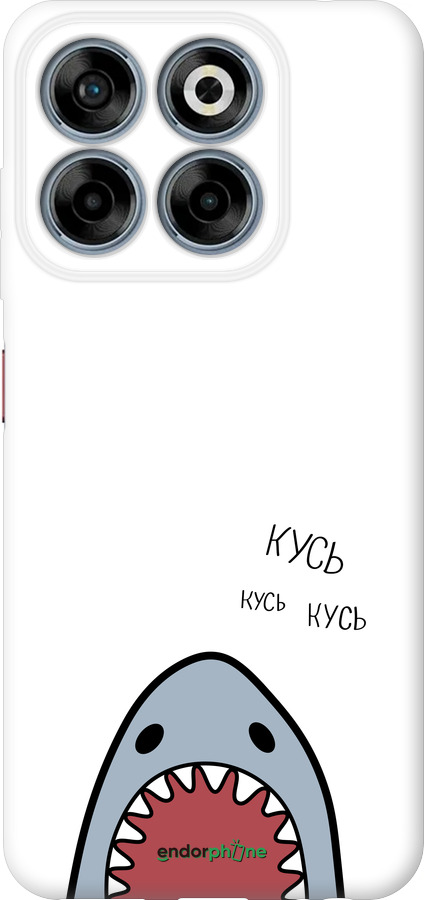 Силиконовый чехол Акула для ZTE Nubia V70 - 4870u-4083 изображение 