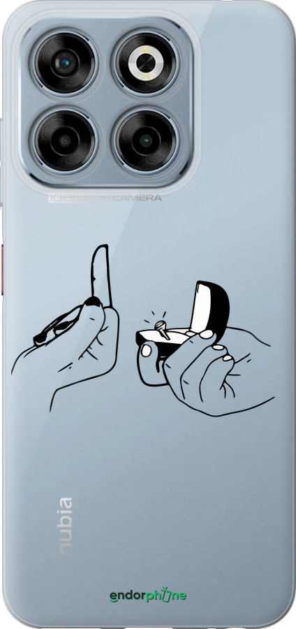 Силиконовый чехол Предложение для ZTE Nubia V70 - 4898u-4083 изображение 