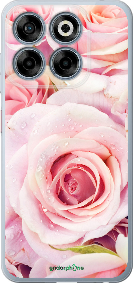 Силіконовий чехол Троянди для ZTE Nubia V70 - 525u-4083 изображение 