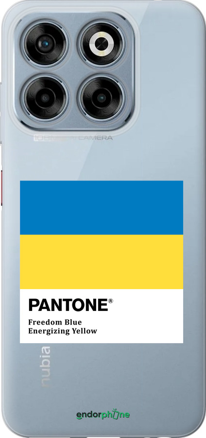 Силиконовый чехол Прапор Пантон для ZTE Nubia V70 - 5275u-4083 изображение 