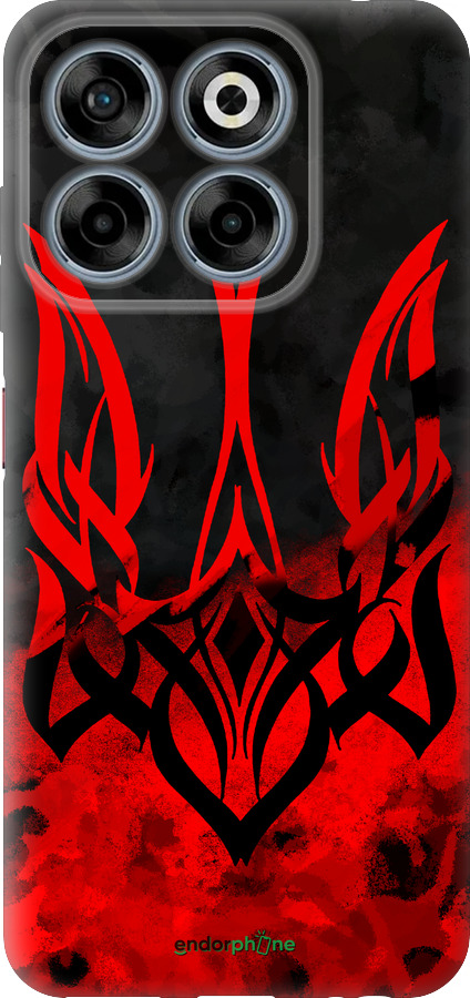 Силиконовый чехол Герб Украины v2 для ZTE Nubia V70 - 5312u-4083 изображение 