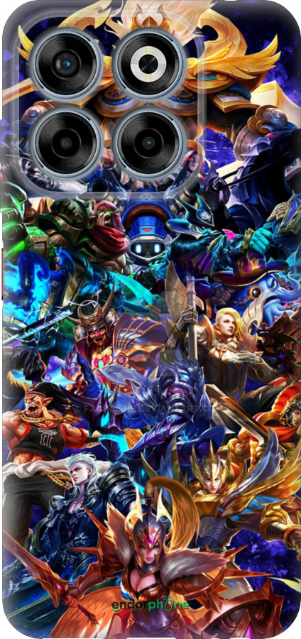 Силиконовый чехол № 5375 для ZTE Nubia V70 - 5375u-4083 изображение 